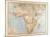 Map of Africa, 1872-null-Mounted Giclee Print