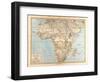 Map of Africa, 1872-null-Framed Giclee Print