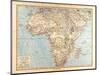 Map of Africa, 1872-null-Mounted Giclee Print