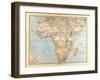 Map of Africa, 1872-null-Framed Giclee Print