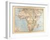 Map of Africa, 1872-null-Framed Giclee Print