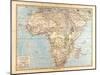 Map of Africa, 1872-null-Mounted Giclee Print