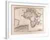 Map of Africa, 1874-null-Framed Giclee Print