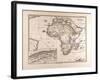 Map of Africa, 1874-null-Framed Giclee Print