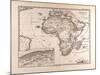 Map of Africa, 1874-null-Mounted Giclee Print