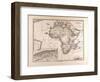 Map of Africa, 1874-null-Framed Giclee Print