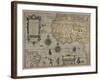 Map of Africa and Brazil, Amsterdam, ca. 1595-Petrus Plancius-Framed Giclee Print