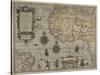 Map of Africa and Brazil, Amsterdam, ca. 1595-Petrus Plancius-Stretched Canvas