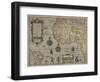 Map of Africa and Brazil, Amsterdam, ca. 1595-Petrus Plancius-Framed Giclee Print