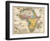 Map of Africa, c.1839-Samuel Augustus Mitchell-Framed Art Print