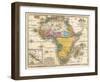 Map of Africa, c.1839-Samuel Augustus Mitchell-Framed Art Print