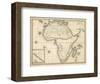 Map of Africa, c.1839-Samuel Augustus Mitchell-Framed Art Print