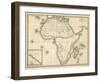 Map of Africa, c.1839-Samuel Augustus Mitchell-Framed Art Print