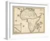 Map of Africa, c.1839-Samuel Augustus Mitchell-Framed Art Print