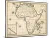 Map of Africa, c.1839-Samuel Augustus Mitchell-Mounted Art Print