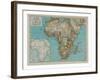Map of Africa, c1910-Gull Engraving Company-Framed Giclee Print