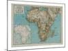 Map of Africa, c1910-Gull Engraving Company-Mounted Giclee Print