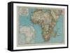 Map of Africa, c1910-Gull Engraving Company-Framed Stretched Canvas