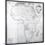 Map of Africa, Engraved by Guillaume Delahaye, 1749-French School-Mounted Giclee Print