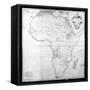 Map of Africa, Engraved by Guillaume Delahaye, 1749-French School-Framed Stretched Canvas