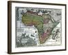 Map of Africa, from 'Atlas Minor', Published in Augsburg, First Half of Eighteenth Century-Georg Matthäus Seutter-Framed Premium Giclee Print