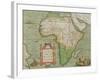 Map of Africa, from the "Theatrum Orbis Terrarum"-null-Framed Giclee Print