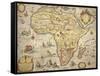 Map of Africa in 1686-Joan Blaeu-Framed Stretched Canvas