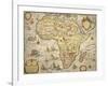 Map of Africa in 1686-Joan Blaeu-Framed Giclee Print