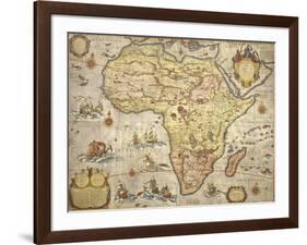 Map of Africa in 1686-Joan Blaeu-Framed Giclee Print