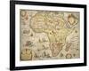 Map of Africa in 1686-Joan Blaeu-Framed Giclee Print