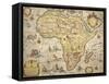 Map of Africa in 1686-Joan Blaeu-Framed Stretched Canvas