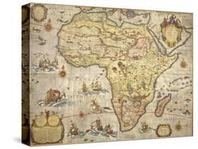 Map of Africa in 1686-Joan Blaeu-Stretched Canvas