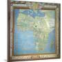 Map of Africa, in the Sala Del Mappamondo-Antonio Giovanni de Varese-Mounted Giclee Print