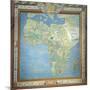 Map of Africa, in the Sala Del Mappamondo-Antonio Giovanni de Varese-Mounted Giclee Print