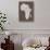 Map of Africa Map, Text Art-Michael Tompsett-Stretched Canvas displayed on a wall