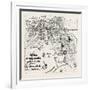 Map of Africa of the Time of Henry VII-null-Framed Giclee Print