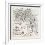 Map of Africa of the Time of Henry VII-null-Framed Giclee Print