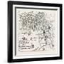 Map of Africa of the Time of Henry VII-null-Framed Giclee Print