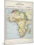 Map of Africa Which Illustrates the Travels of Livingstone Stanley and Cameron-null-Mounted Photographic Print