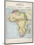 Map of Africa Which Illustrates the Travels of Livingstone Stanley and Cameron-null-Mounted Premium Photographic Print