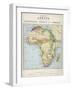 Map of Africa Which Illustrates the Travels of Livingstone Stanley and Cameron-null-Framed Photographic Print