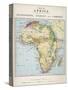 Map of Africa Which Illustrates the Travels of Livingstone Stanley and Cameron-null-Stretched Canvas