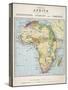 Map of Africa Which Illustrates the Travels of Livingstone Stanley and Cameron-null-Stretched Canvas