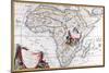 Map of Africa-Vincenzo Coronelli-Mounted Art Print