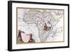 Map of Africa-Vincenzo Coronelli-Framed Art Print