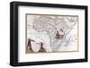 Map of Africa-Vincenzo Coronelli-Framed Art Print