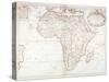 Map of Africa-Fototeca Gilardi-Stretched Canvas