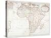 Map of Africa-Fototeca Gilardi-Stretched Canvas