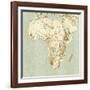 Map of Africa-Mikkel Juul-Framed Photographic Print