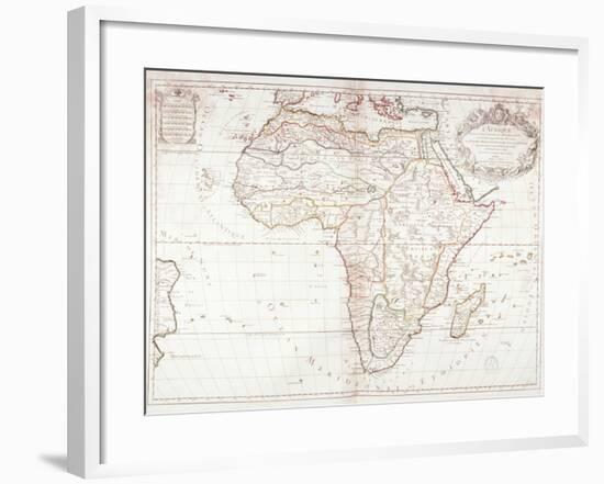 Map of Africa-Fototeca Gilardi-Framed Photographic Print